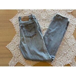 Vtg Levis Jeans Women’s Size Medium 912 Orange Tab Denim Slim Fit Tapered Leg